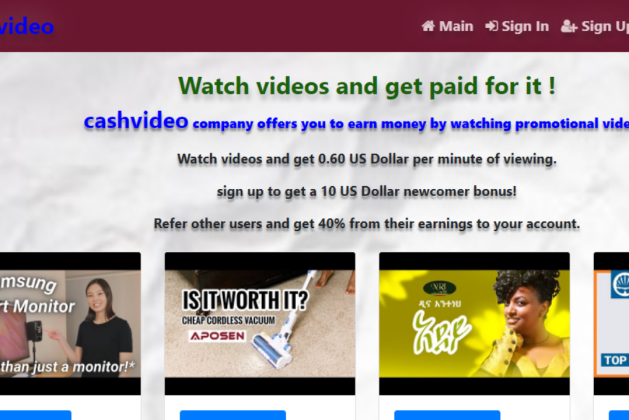Cashvideo.top (Is cashvideo.com legit or scam?) check out